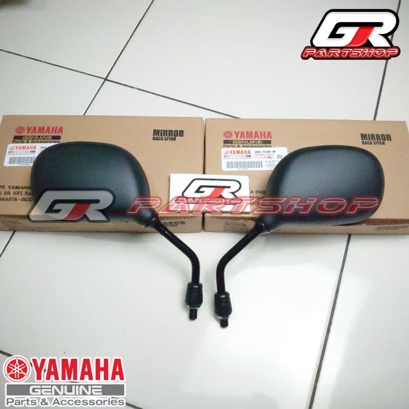 spion assy 5MX kiri kanan mio sporty f1zr ori ygp original yamaha fizr fiz f1z r vega jupiter f1 force one crypton mirror kaca