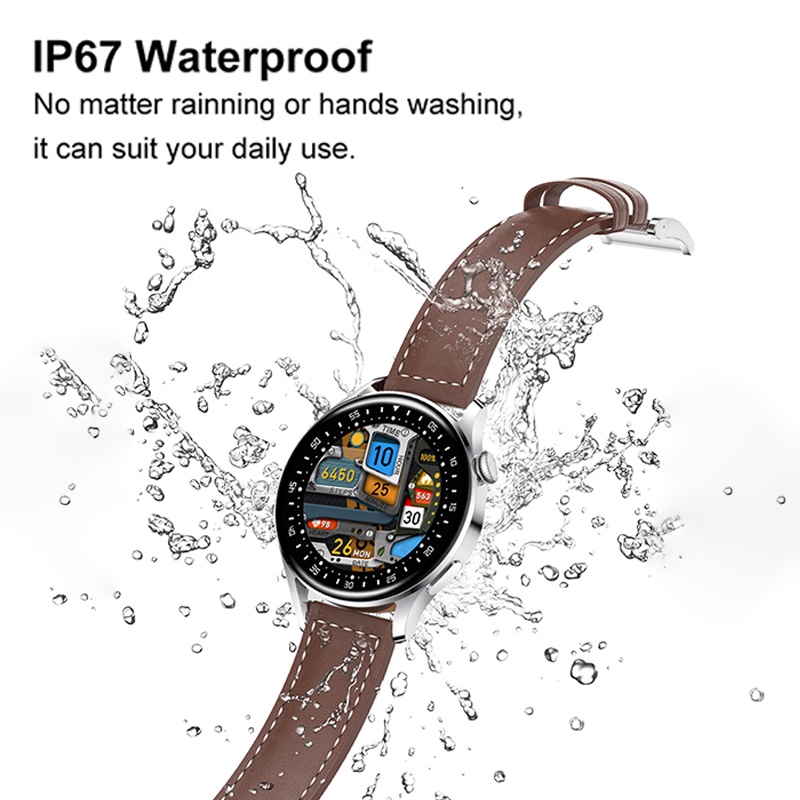 Original D3Pro Smart Watch ✅1.32&quot; Screen 280mAh Bluetooth Call Outdoor Sports / Custom wallpaper music playback jam tangan pintar Blood Pressure Oxygen Fitness Sportwatch PK GT3PRO/GT2