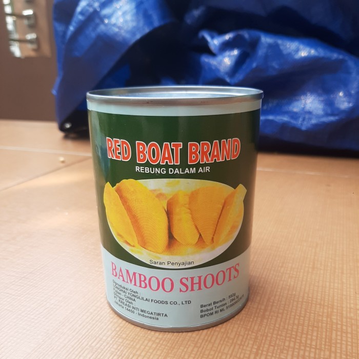 

Kalengbuah- Red Boat Brand Bamboo Shoots 552G / Rebung Kaleng Red Boat 552G -Buah-Kaleng.