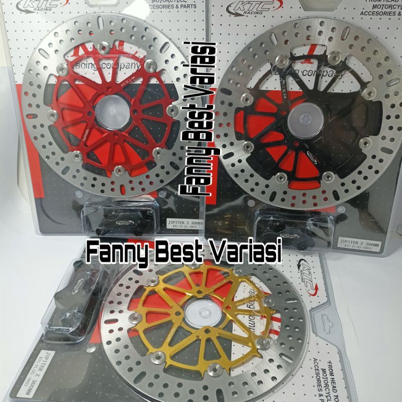 disc brake - piringan cakram depan KTC model MOTO 1 jupiter z - F1Zr -RX-King -Jupiter MX old 300mm-1