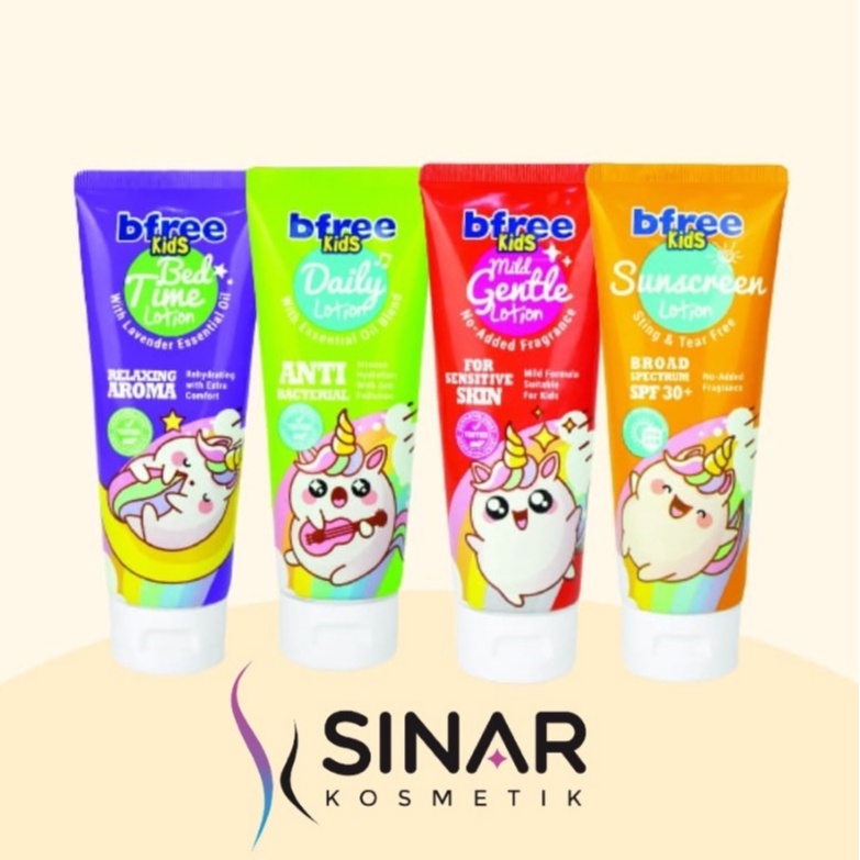 ✦SINAR✦ BFree B Free Kids Lotion | Sunscreen - Mild Gentle Lotion - Daily Lotion - Bed Time Lotion