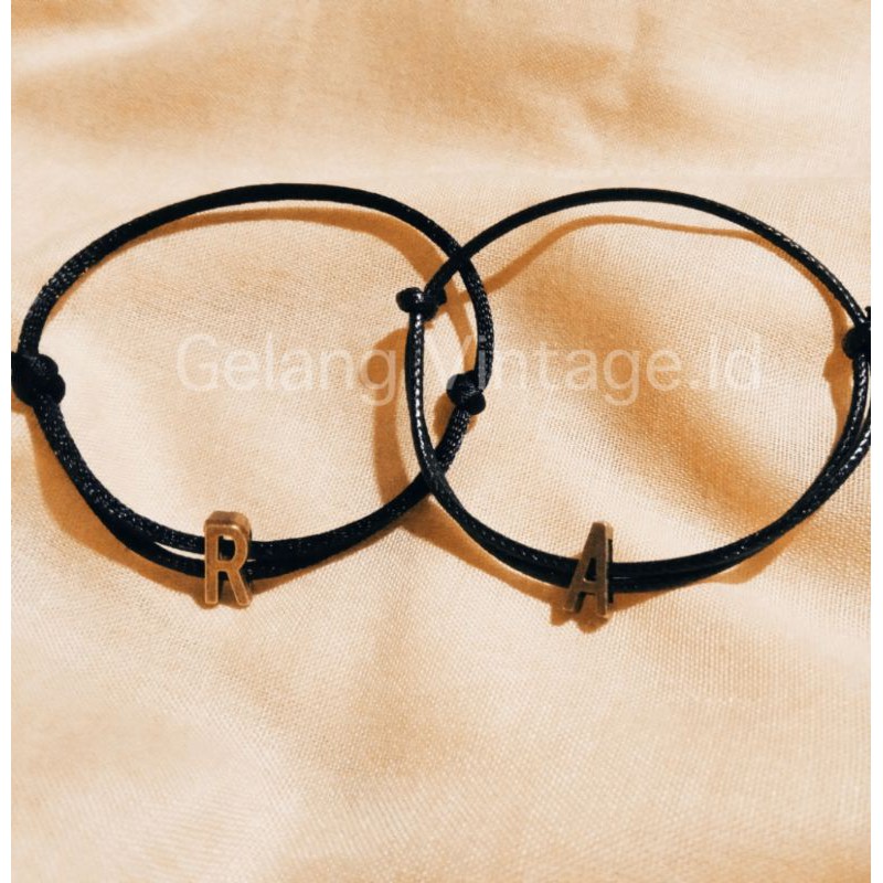 GELANG INISIAL / GELANG HURUF / GELANG TALI / GELANG COUPLE
