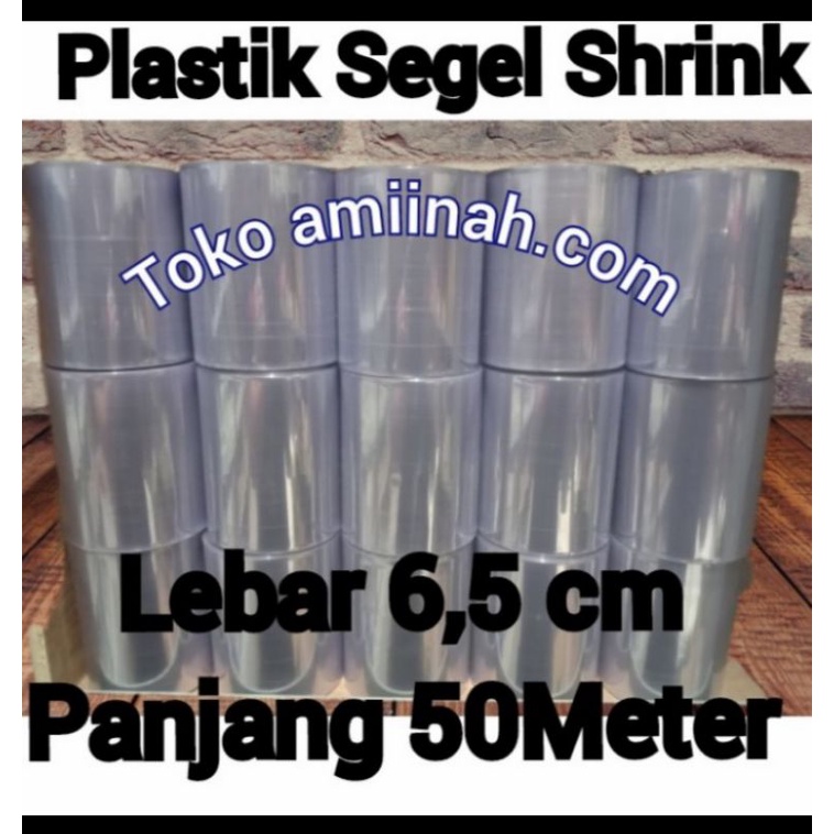 

Plastik Shrink 6,5 cm x50m- Plastik Segel Menciut Wrapping Produk