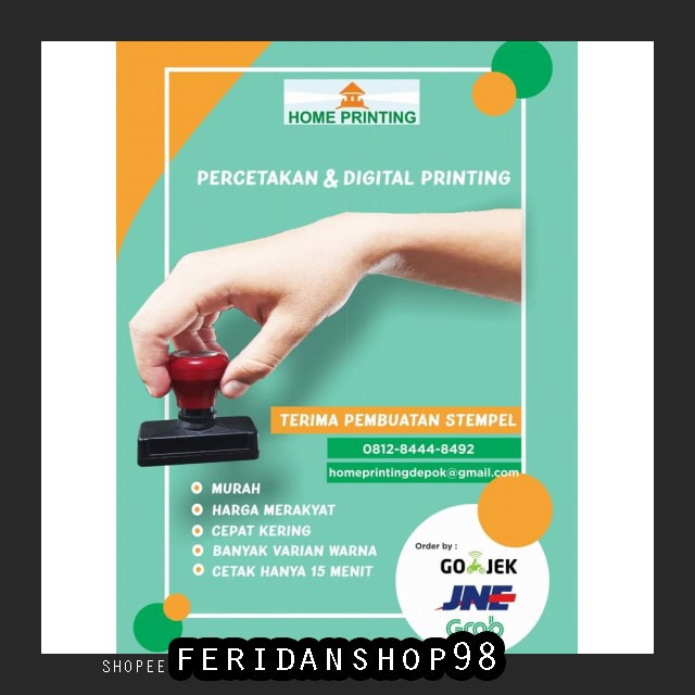 

BT655 STEMPEL FLASH 10 BEST MENIT JADI FREE DESIGN TANPA BANTALAN - UKURAN M BY FERIDANSHOP98