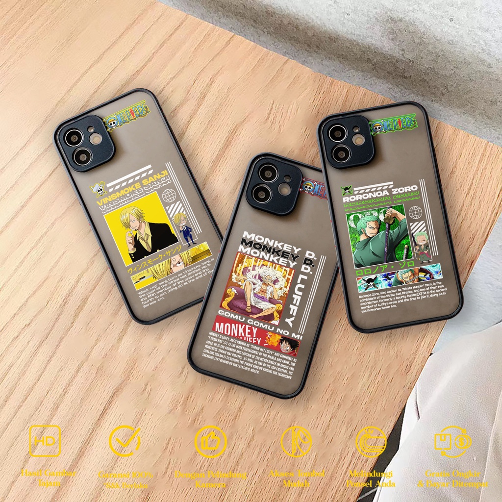 Case VIVO V11 V15 V20 V20SE V21 5G S1 PRO S1 Z1 PRO V15 PRO MOTIF ONE PIECE Case Soft TPU Phone Case