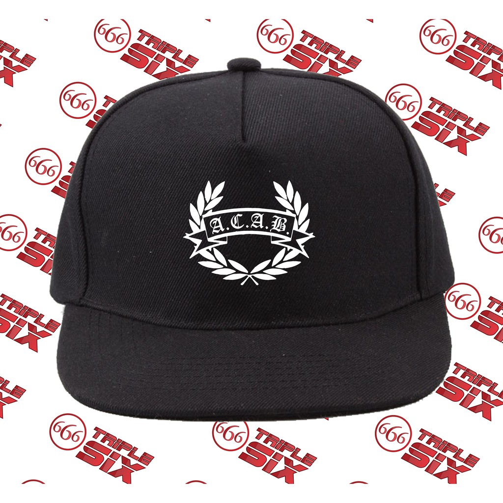 Topi Snapback Cotton All cops are Bastards ACAB