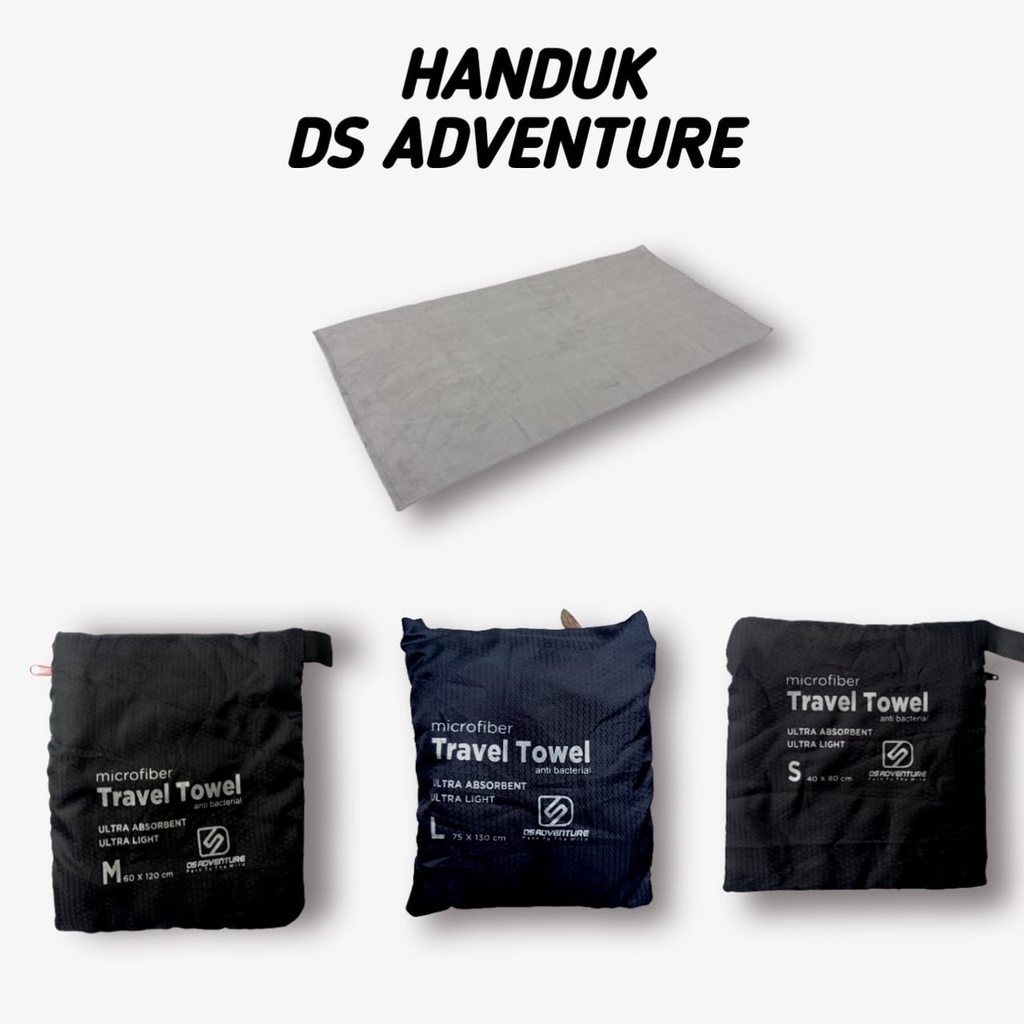 Handuk Renang Handuk Traveling Ds Adventure Microfiber travel towell handuk murah