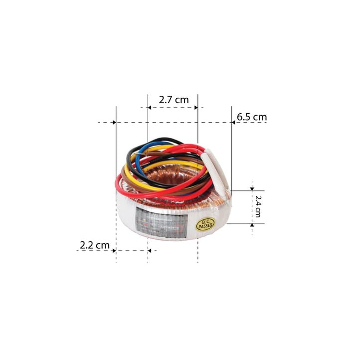 TRAFO BLACKGATE TOROID 1,5A-18V NOL BOMBARDIR BLACKGATE TRAVO DONUT 1.5A 18V NOL TOROID BELL BGR