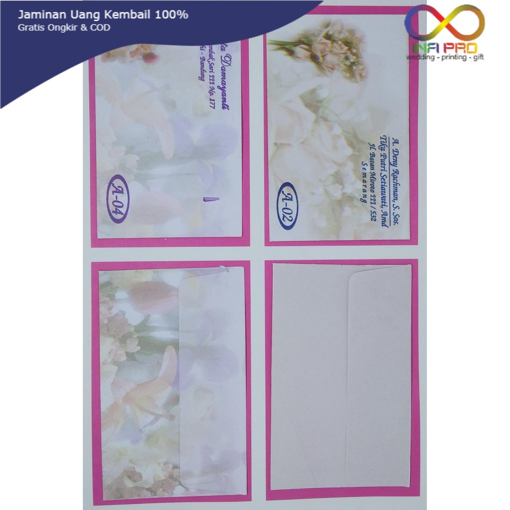 

Amplop kondangan / sumbangan custom nama murah