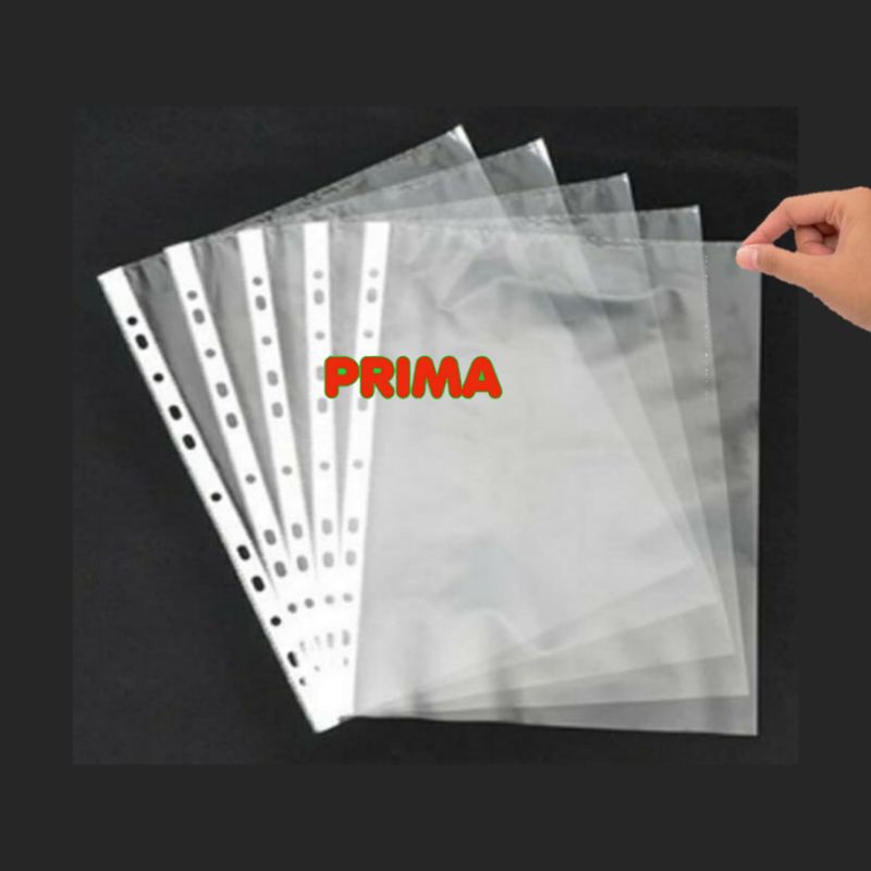 

10 lembar / SHEET PROTECTOR / POCKET FILE BANTEX (untuk Ordner) Tersedia Folio, A4 dan A5