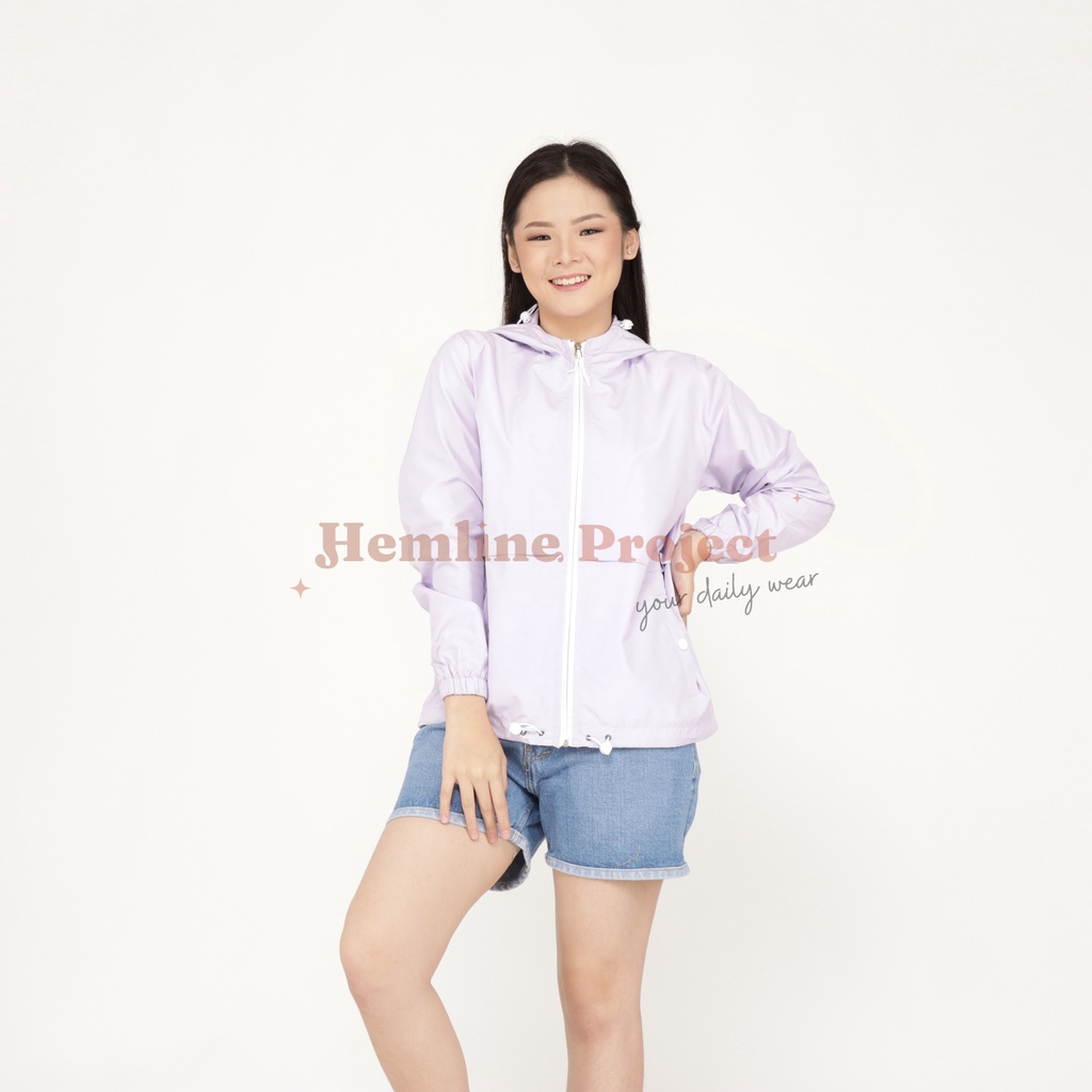 Elmyra Jaket Series - Jaket Parasut Hoodie Wanita by Hemline Project