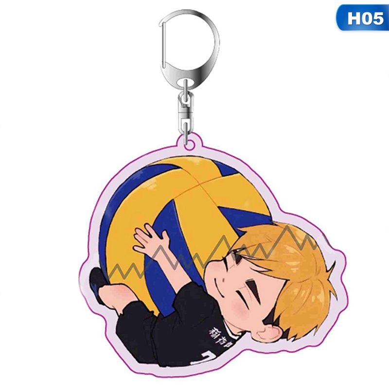 FQ Anime Karasuno High School Doomed Battle Metal Keychain Haikyuu!! Key Chains