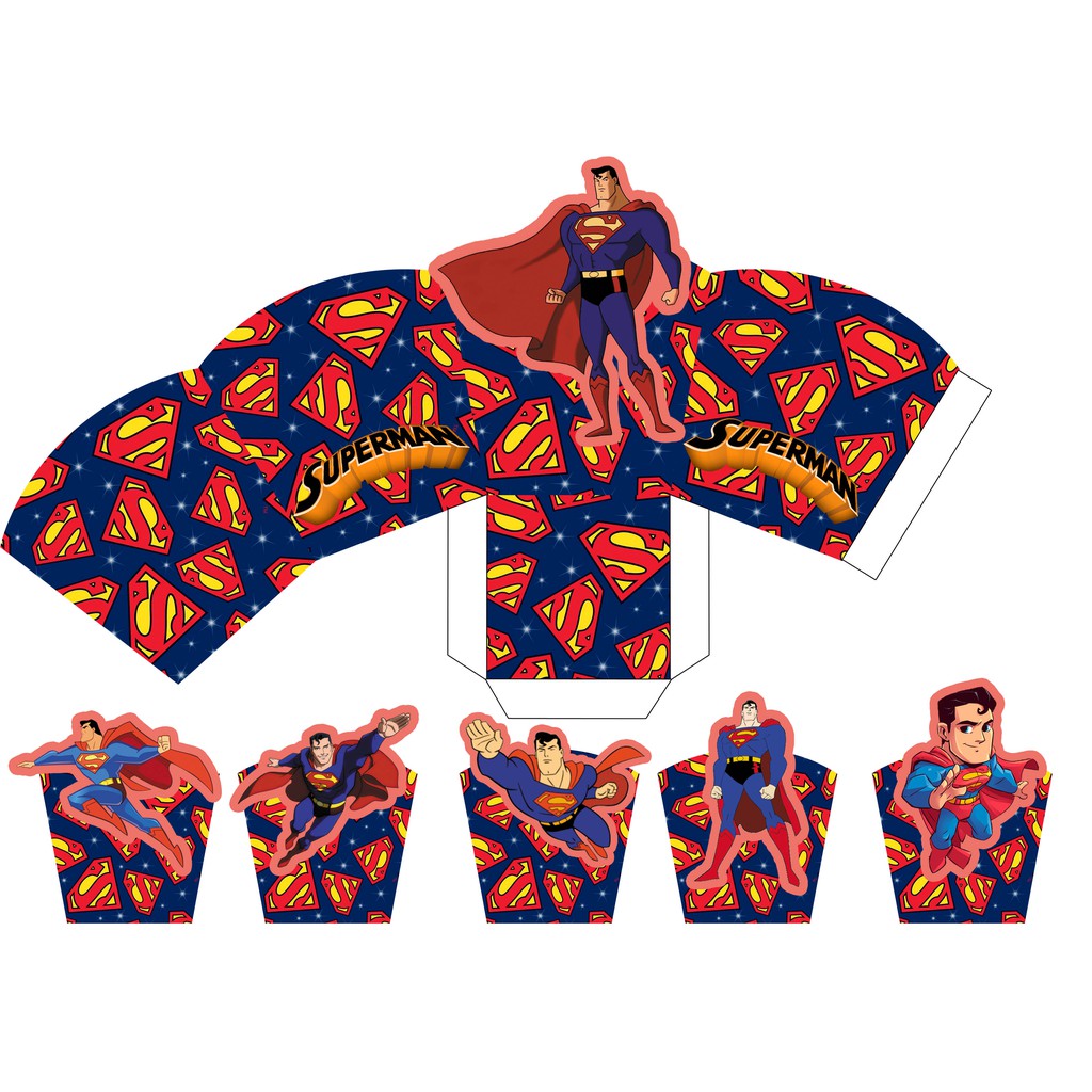 

Popcorn Box Superman