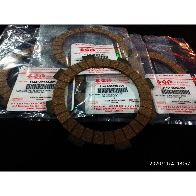 KAMPAS KOPLING FR 80 ORIGINAL SUZUKI SATUAN cocok untuk kempas kopling fizr Jupiter Vega