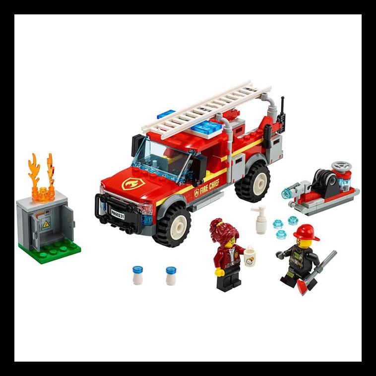 Lego Original City 60231 Fire Chief Response Truck - Mainan Anak Mobil