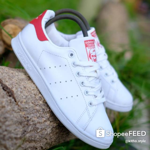 Adidas Stan smith  white red