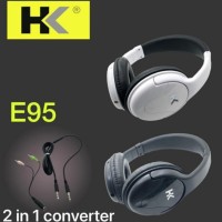 Headphone Bando DJ HK E95 Super Bass Stereo Bass Wired Headset