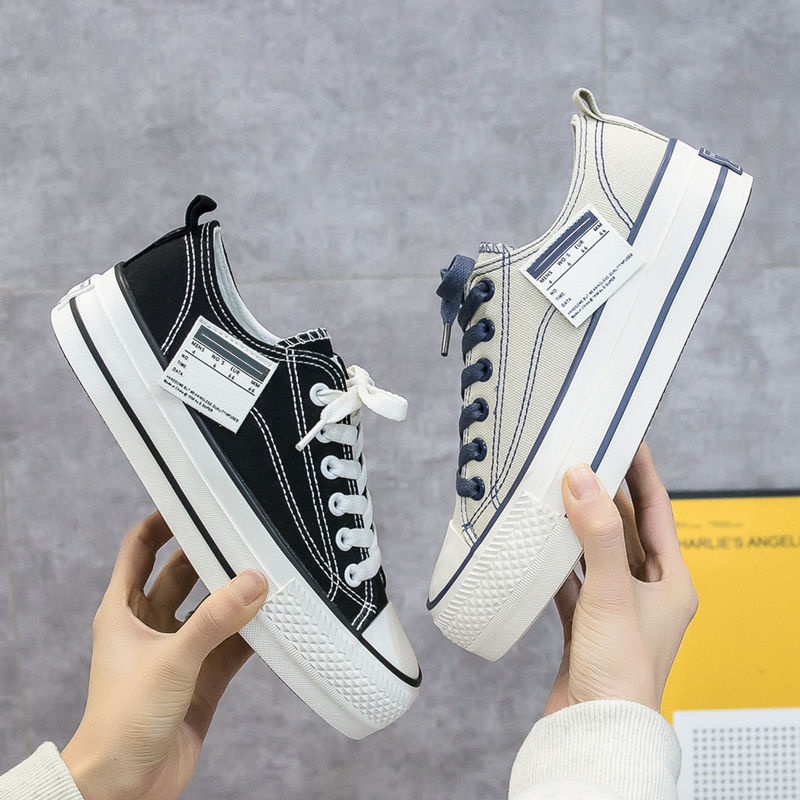 M Footwear Ran Gi - Sepatu Sneakers Canvas Wanita Import