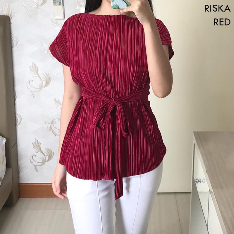 RISKA TOP - Atasan Wanita Blouse Wanita