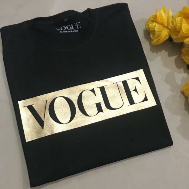 kaos VOGUE gold premium