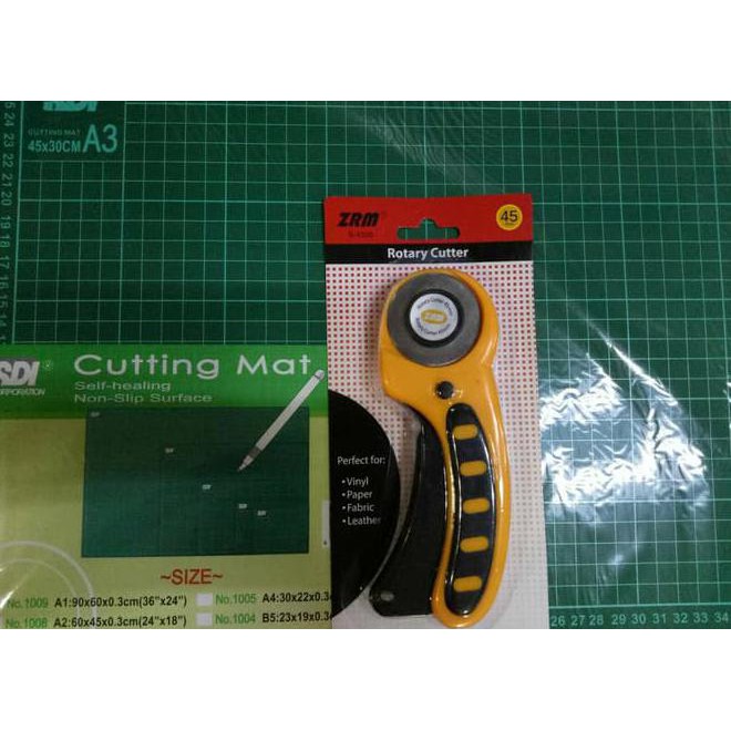 

Paket Cutting Mat A3+ Rotary Cutter Sdi Hot Promo!! Best Seller