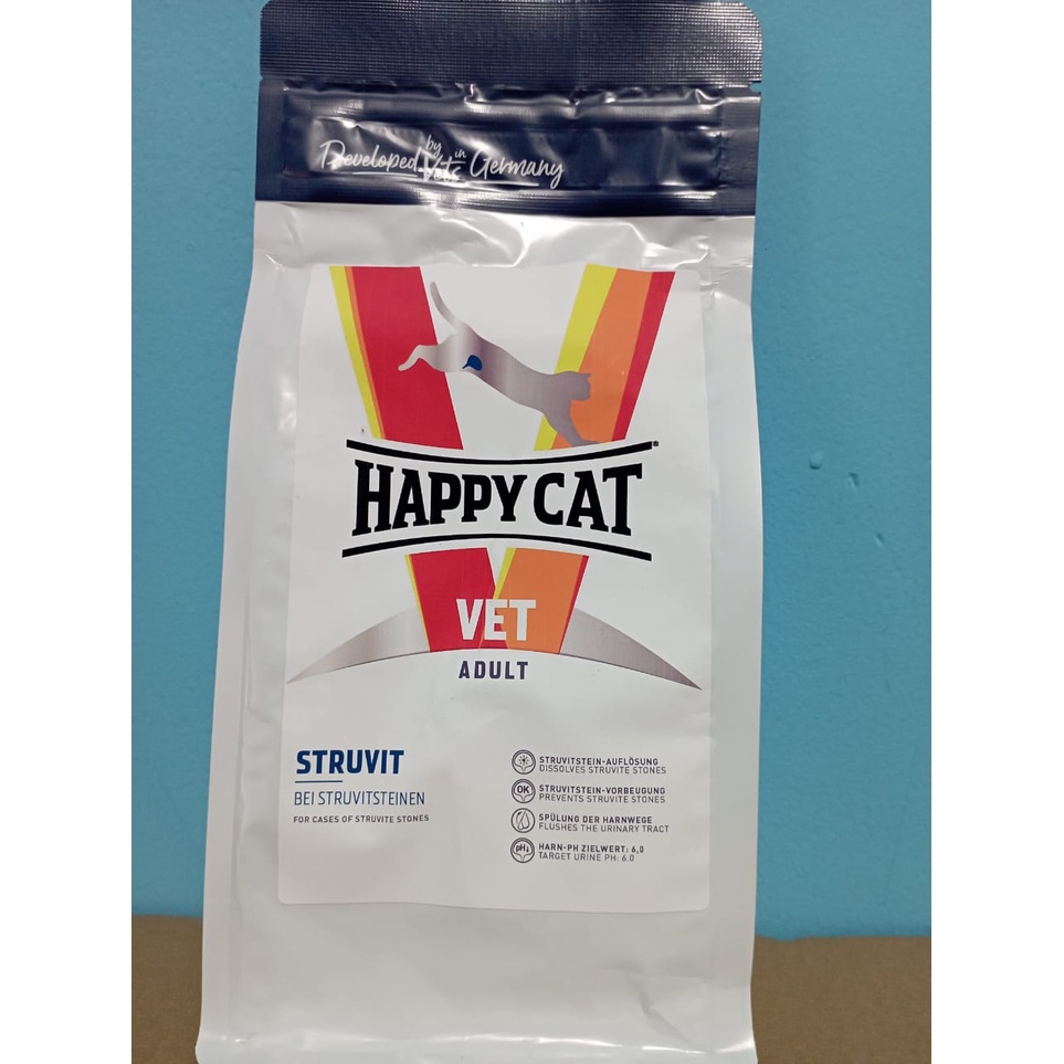 Happy cat vet struvit 300gr untuk urinary penyakit saluran kencing