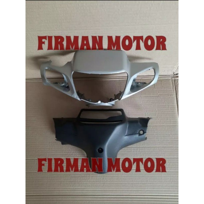 batok kepala depan belakang fizr fizr silver hitam