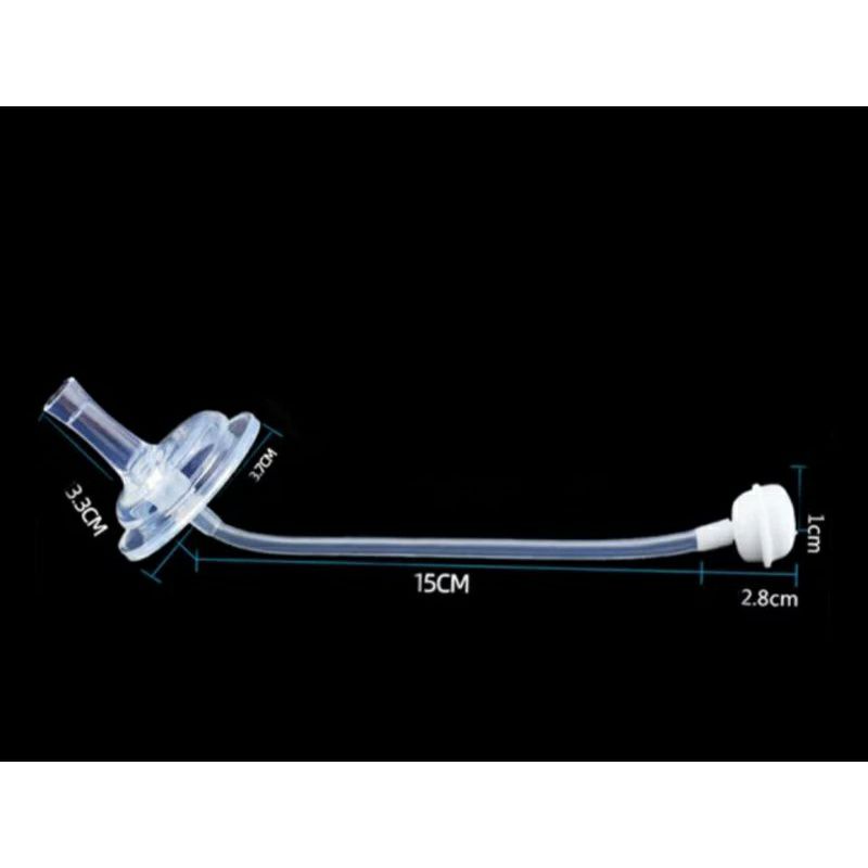 LZ.C10 nipple Sedotan botol wide neck atau standard neck (sedotan+selang+pemberat). dot straw