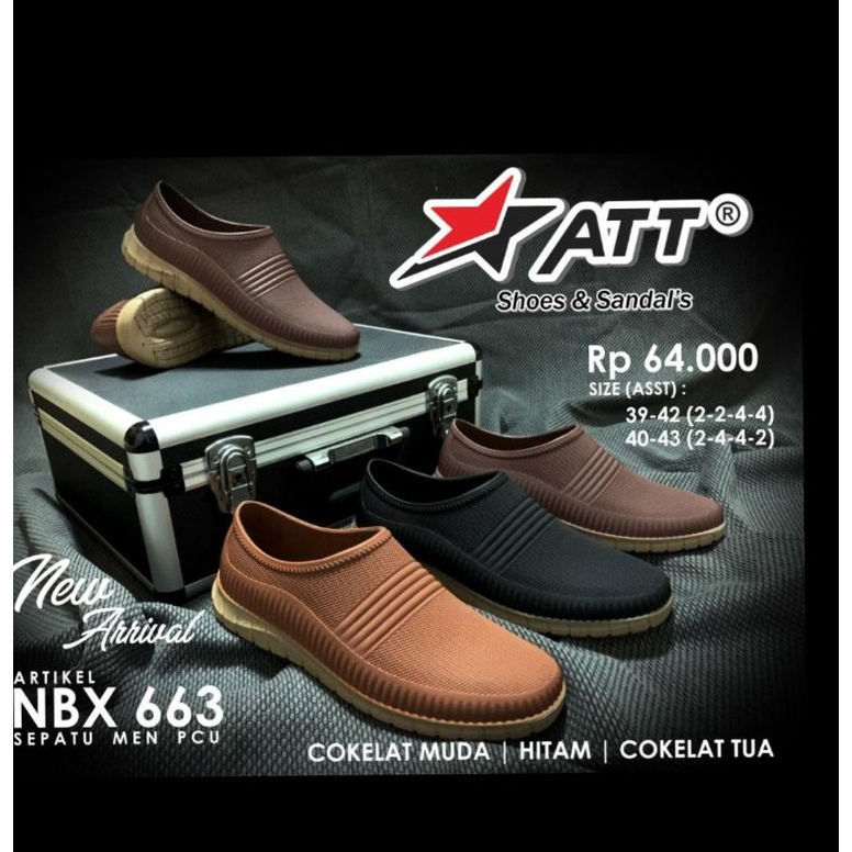 SEPATU PRIA REMAJA DAN DEWASA KARET LENTUR ATT NBX 663