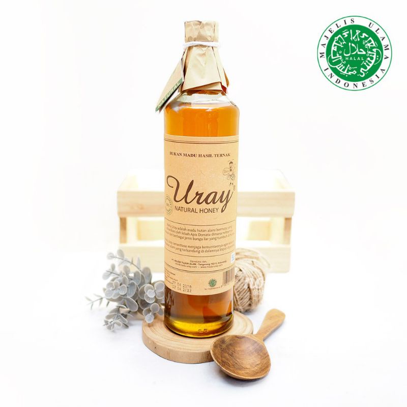 Madu Uray/Natural Honey 875 gram (640 ml) Original