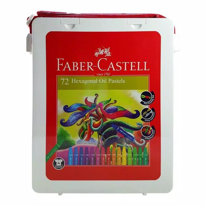 Crayon 72 Warna Faber Castell / Hexagonal Oil Pastel Faber Castell 72