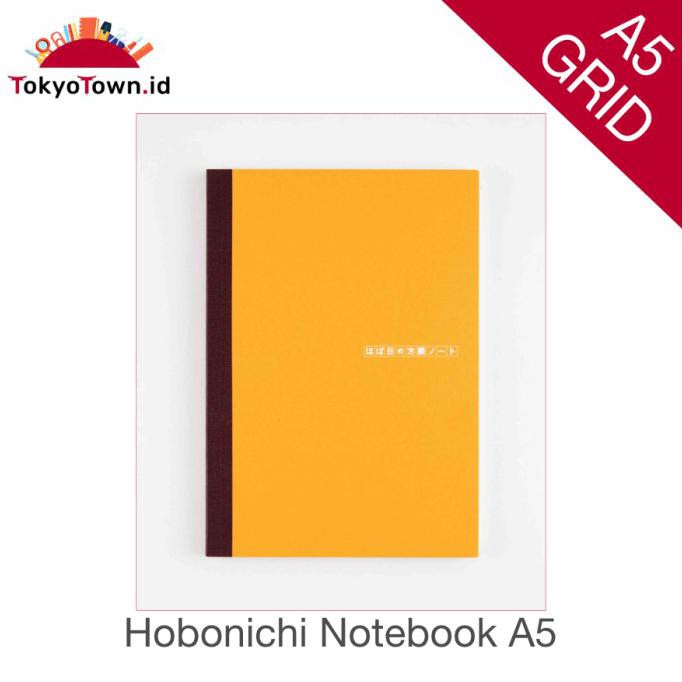 

[[BISA COD]] Hobonichi Notebook Original A5 Grid With Thome River Paper