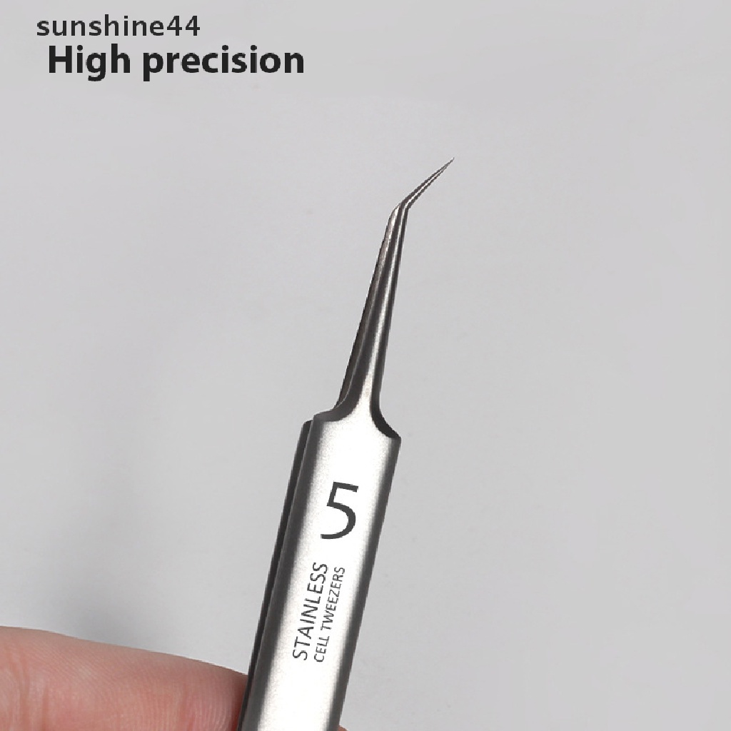 Sunshine Ultra-fine No. 5 Cell Pimples Blackhead Clip Tweezers Artifact Acne Tool .