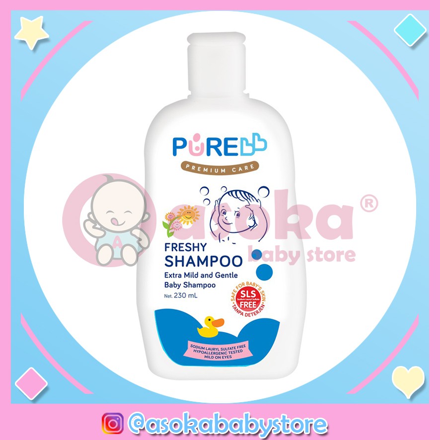 PureBB Shampoo Baby isi 230ml ASOKA