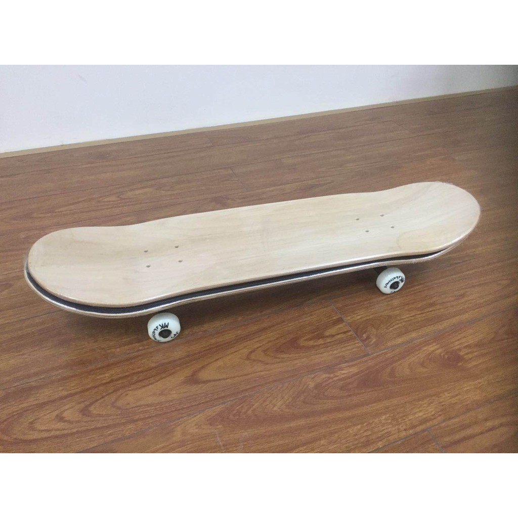 Deck only Mainan skateboard 7 Ply 31x8 &quot;Bahan Kayu Maple Untuk Hobikoleksi DIY