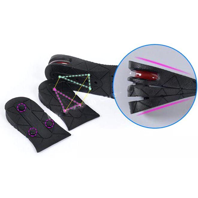 Sol Sepatu dengan Sistem Aliran Udara - OMHR5UBK Black