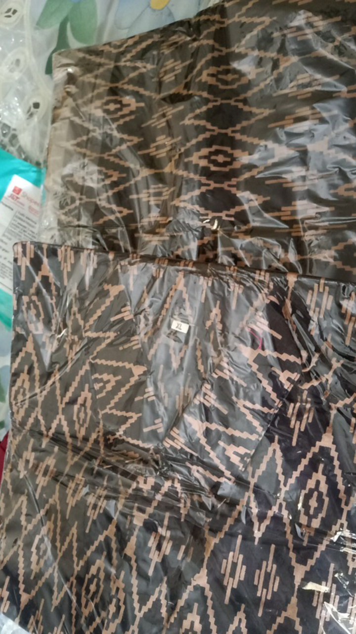 Bswart Batik Hrb026 Kenongo Hem Pendek Padi Pekalongan M L Xl Batik Pria Murah Modern Grosir