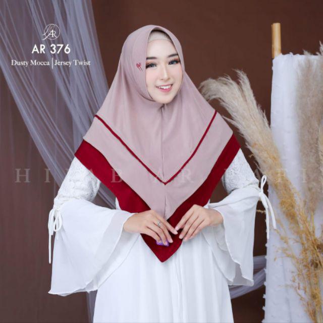 Hijab Ar Rafi AR 376 hijab instan new ar rival  original | INAYAHHIJAB-Dustymocca.