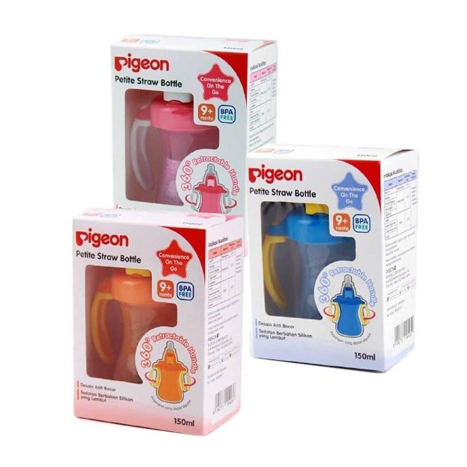 PIGEON PETITE STRAW BOTTLE/ TRAINING CUP