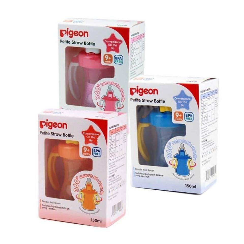 PIGEON PETITE STRAW BOTTLE/ TRAINING CUP