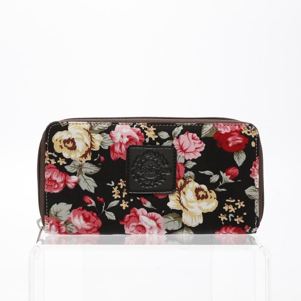 Molly Wallet Dompet Kain Jepang Motif Bunga Wanita Ekslusif Tipis Tahan Lama/Air + Luxury Box