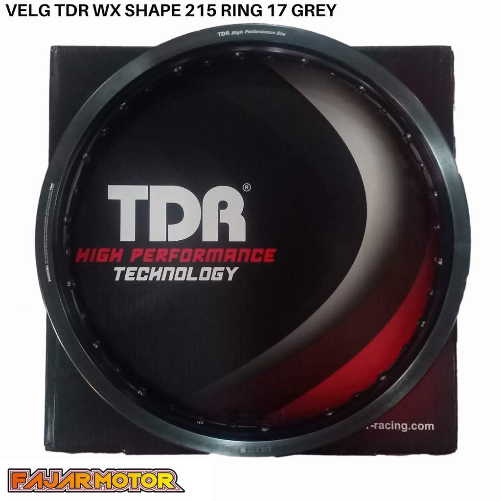 TDR RIM VELG WX SHAPE 215 RING 17 ALLUMINIUM VELK PELEG