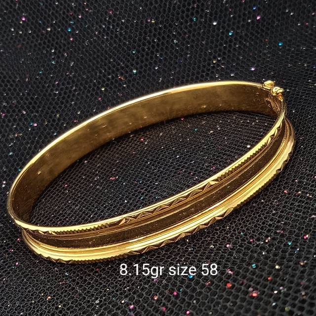 Gelang Emas 17 K - kuning 8.15gr Kadar 750 - 2613