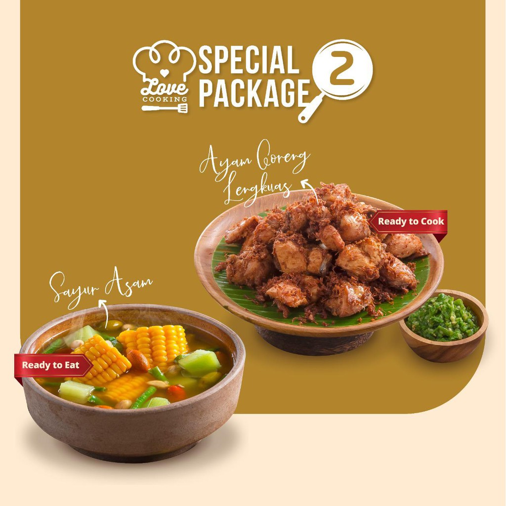 

Munik Resto's Special Package 2 (Sayur Asam + Ayam Goreng Lengkuas)