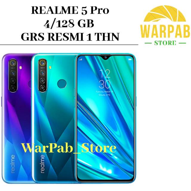 HP REALME 5 PRO 4/128 GB - REALMI 5 PRO RAM 4GB INTERNAL 128GB GARANSI RESMI RILMI 1 TAHUN REAL ME