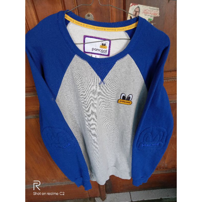 Crewneck pancoat mata 2 Tone murah