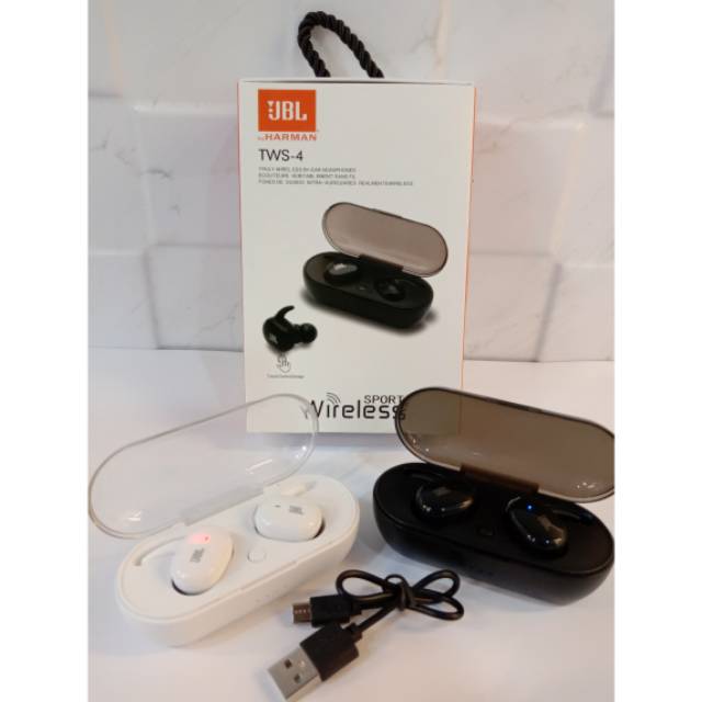 Bluetooth headset handsfree JBL TWS-4