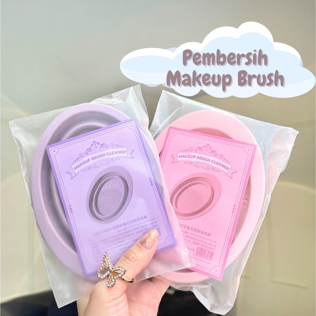 Citadeal - Pembersih Makeup Brush, Silicone Pad, Papan Silikon Pembersiah Kuas Makeup