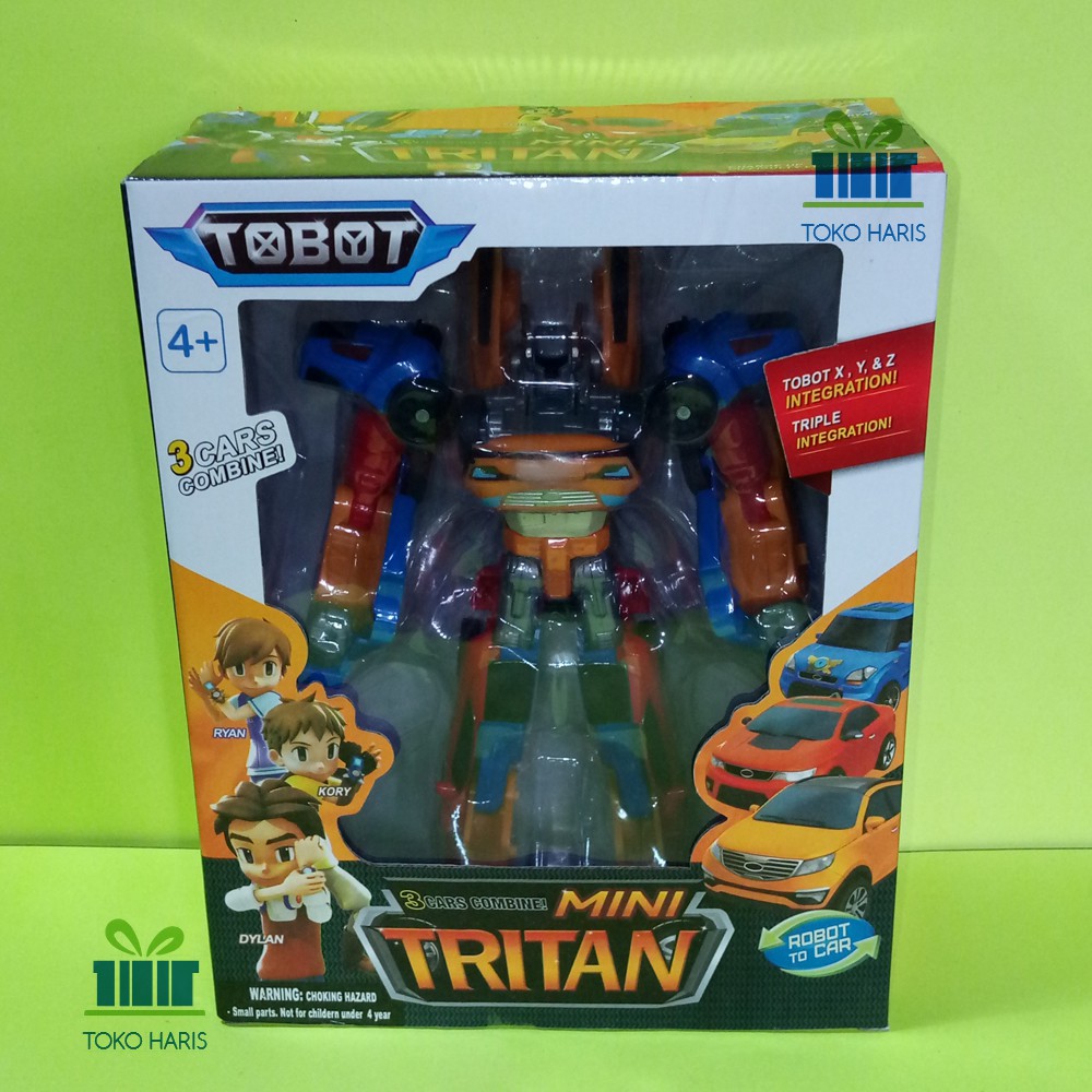 Mainan Robot Tobot Tritan Gabungan Tobot X Y Z