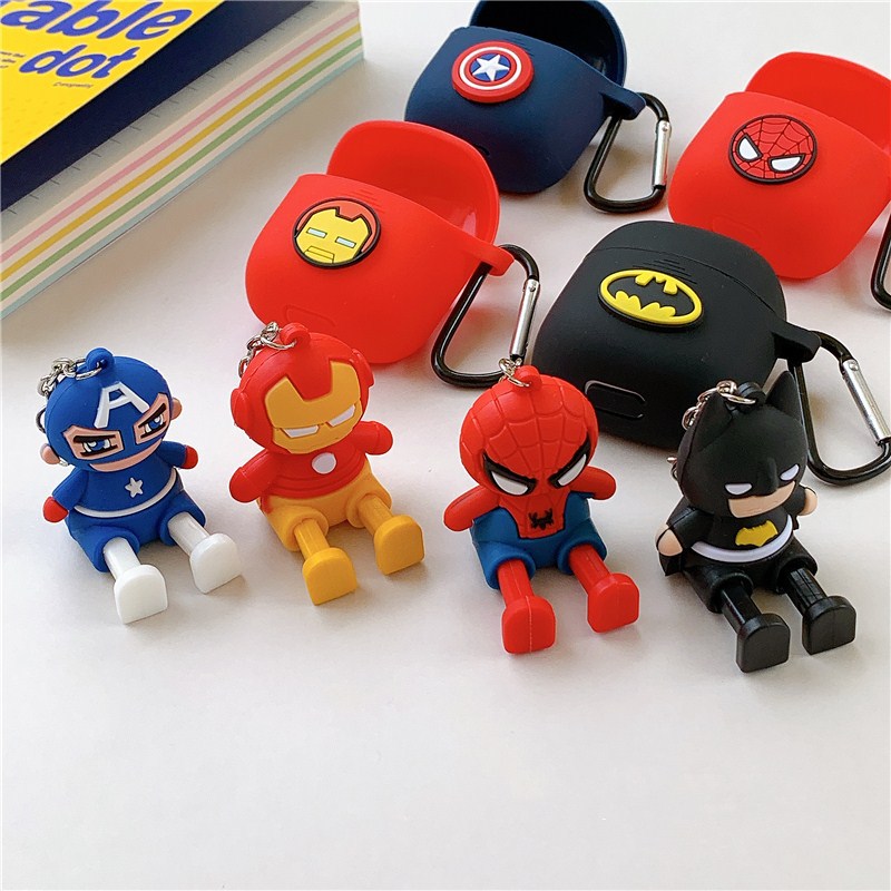 Jbl Tune 220 Casing Silikon Motif Kartun Marvel Untuk Simpan Earphone Wireless Bluetooth Tws